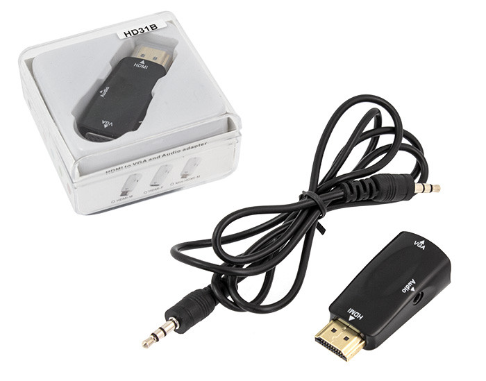 Адаптер HDMI в VGA D-Sub + аудиовыход SiPL - фото